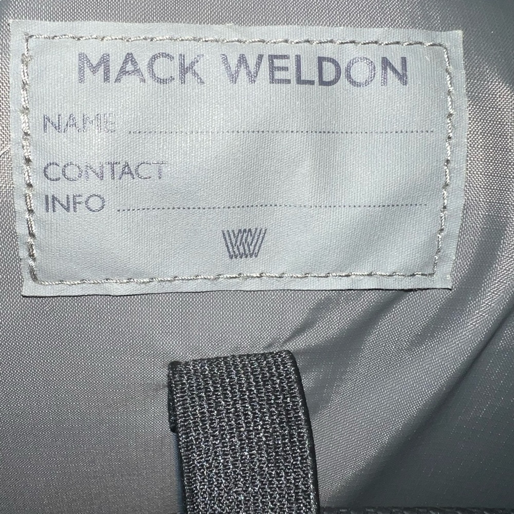 Mack Weldon Charcoal Grey Backpack - Picture 7 of 7